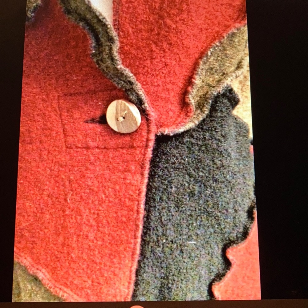 Cb Wraps By Canvasbacks Wool Cardigan Size S - image 6